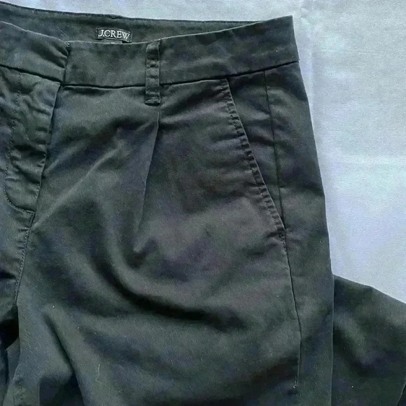 EUC J. Crew Capeside Pleated Chino Wide Leg High Rise Pant Women’s Sz 2 Petite - Picture 2 of 12